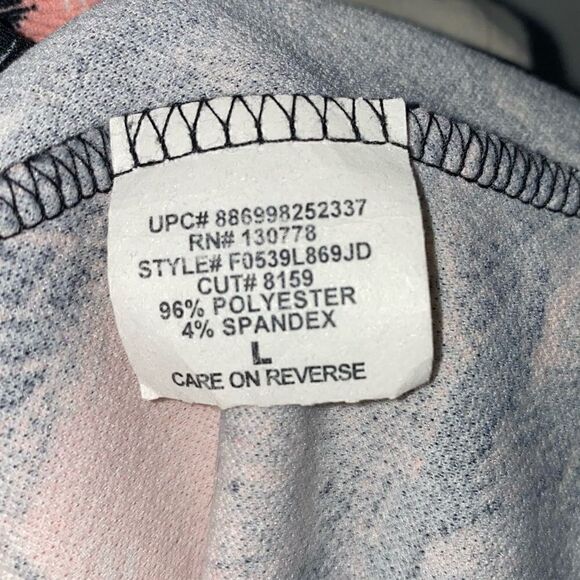 Sorad Women's Stunning Belly Cut out Dress Palm Leaves| Size L - Picture 12 of 13